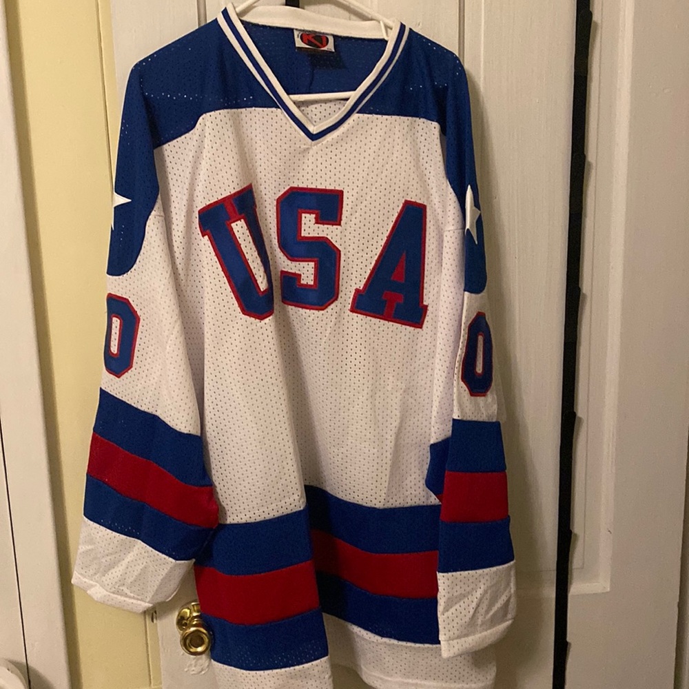 USA hockey jersey 1980